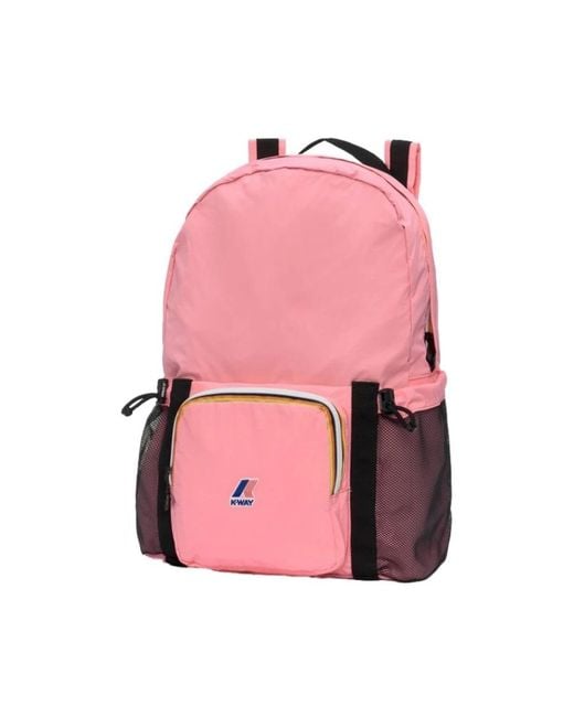 K-Way Pink Backpacks