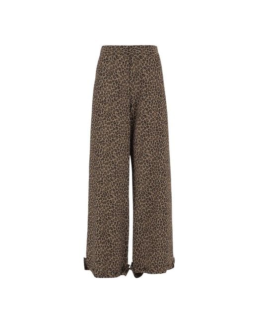 Sa Su Phi Brown Wide Trousers