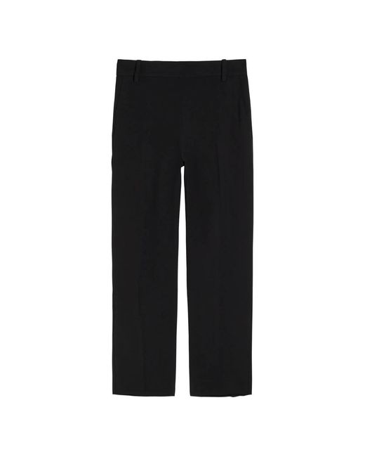 Vince Black Straight Trousers