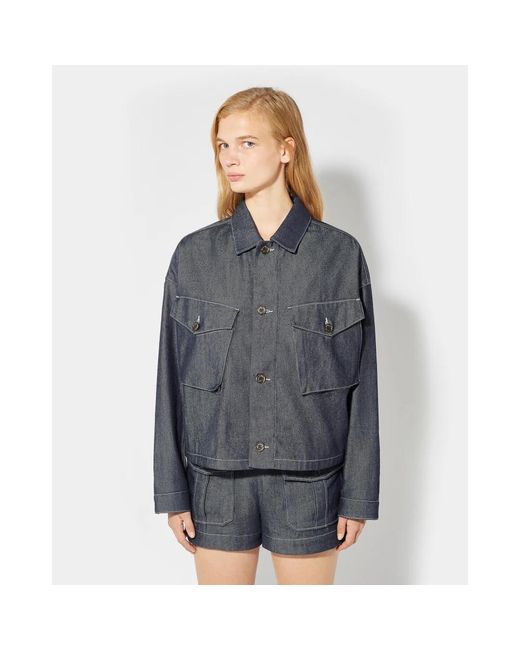 Philippe Model Blue Denim Jackets