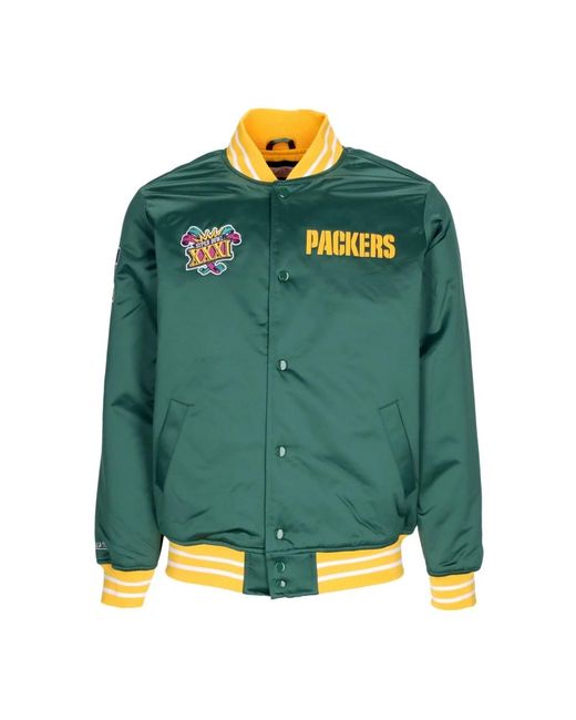 Mitchell & Ness Green Bomber Jackets for men