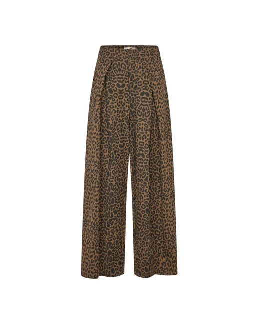 Lolly's Laundry Brown Wide Trousers