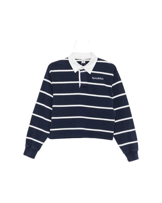 Sporty & Rich Blue Polo Shirts