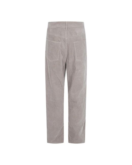 Straight Trousers A.P.C. de hombre de color Gray