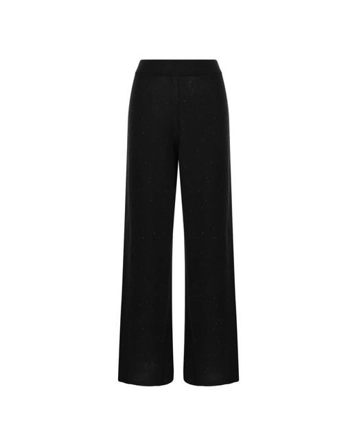 Fabiana Filippi Black Wide Trousers