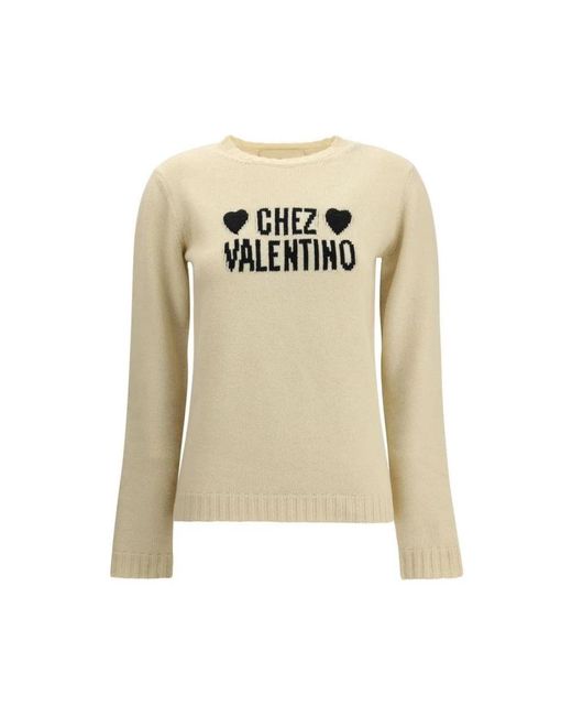 Valentino Chez Sweater in het White