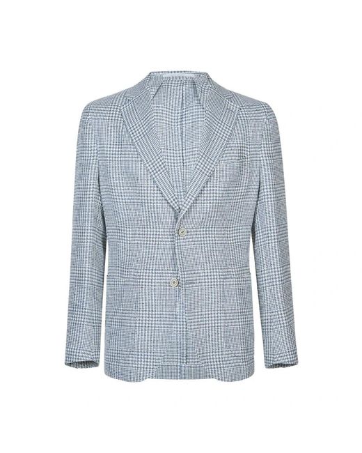 Eleventy Blue Blazers for men