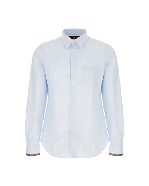 Gucci Blue Formal Shirts for men