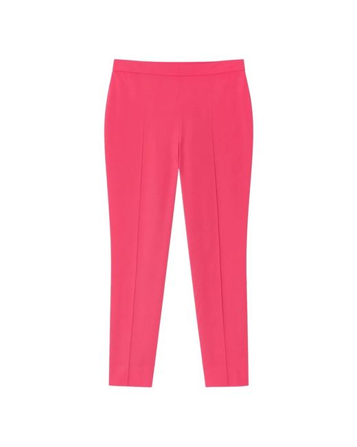 Clips Pink Slim-Fit Trousers