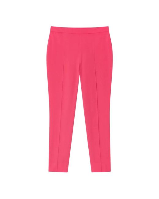 Clips Slim-Fit Broek in het Pink