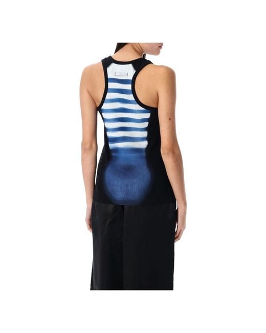 Sleeveless Tops Jean Paul Gaultier en coloris Blue