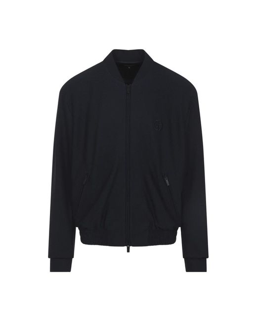 Giorgio Armani Jassen ,Blauw ,Bomberjack in het Blue voor heren