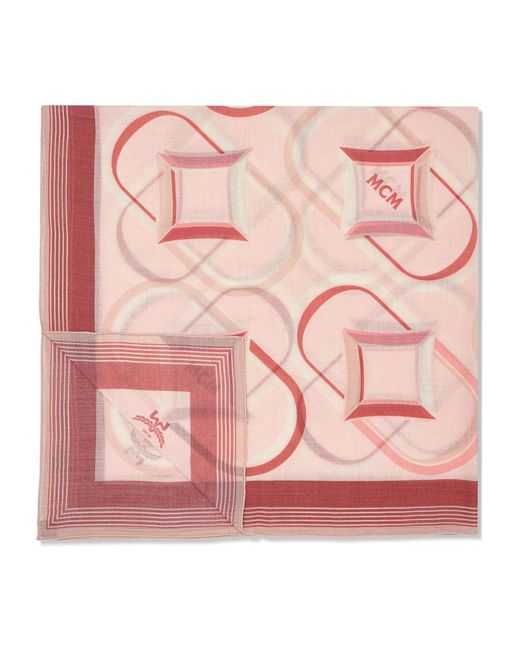 MCM Pink Winter Scarves