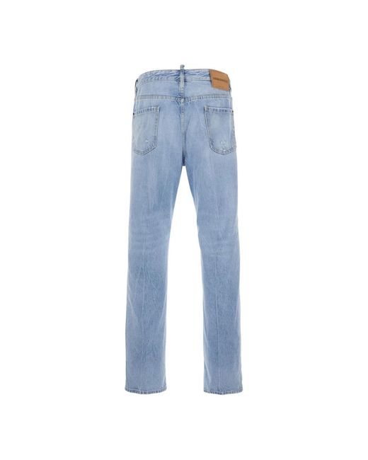 Straight Jeans DSquared² de hombre de color Blue