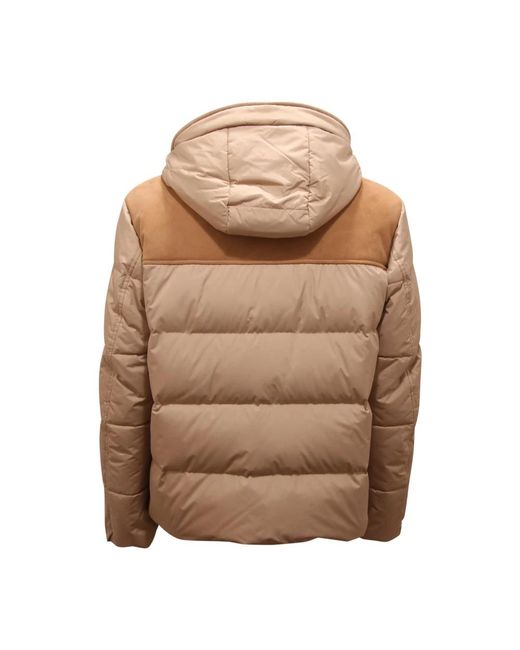 Peserico Brown Winter Jackets for men