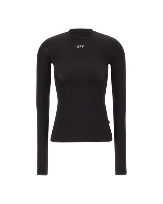 Off-White c/o Virgil Abloh Black Long Sleeve T-Shirts