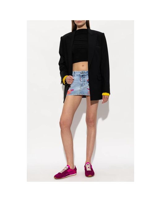 DSquared² Wool Blazer in het Black