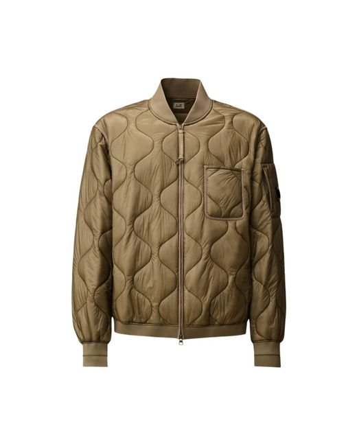C P Company Green Bomber Jackets for men