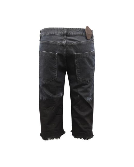 Raf Simons Gray Cropped Trousers for men