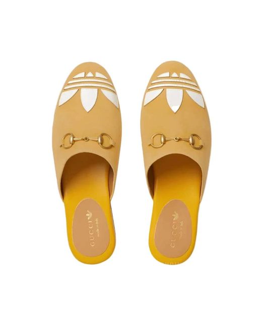 Gucci Metallic Trefoil Slipper