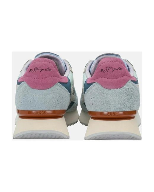 Sun 68 Blue Sneakers