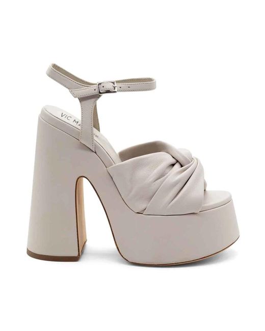 High heel sandals Vic Matié de color White