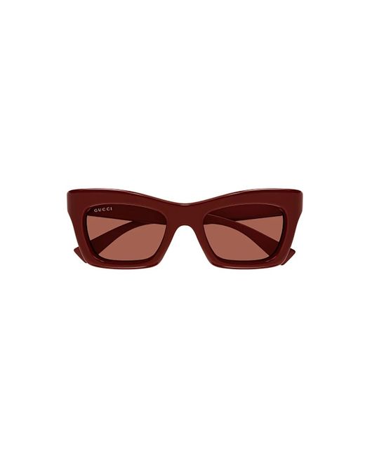 Accessories > sunglasses Gucci en coloris Brown