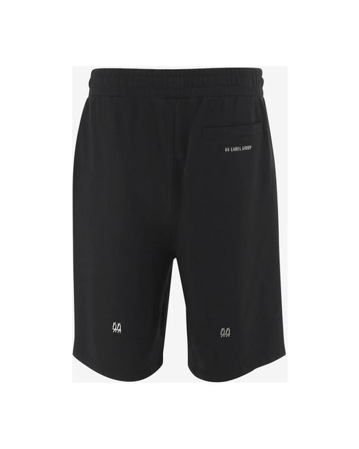 44 Label Group Black Casual Shorts for men