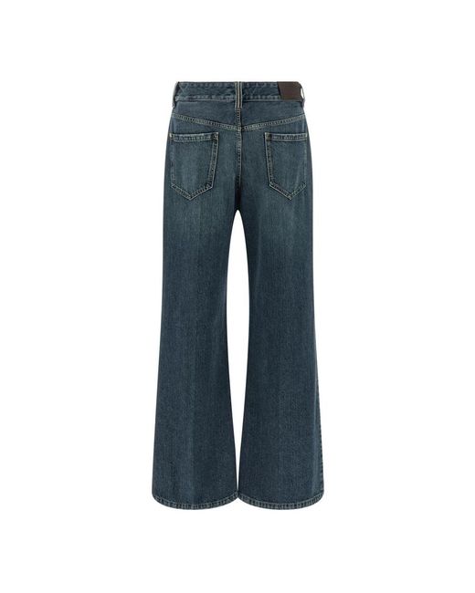 Brunello Cucinelli Blue Wide Jeans