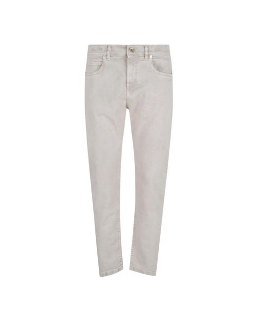 Eleventy Gray Slim Fit Jeans for men