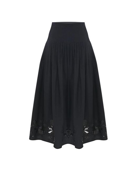Midi Skirts Kocca de color Blue