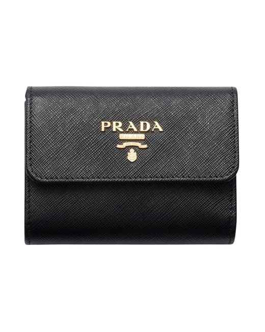Prada Black Wallets & Cardholders