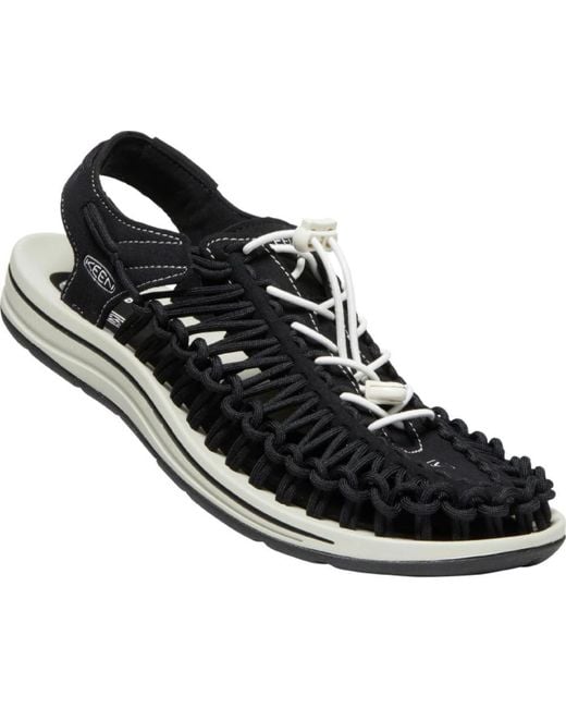Keen Black Uneek Canvas-Birch Sandale