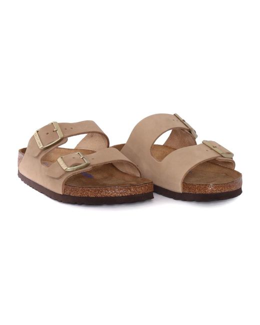 Birkenstock Brown Sliders