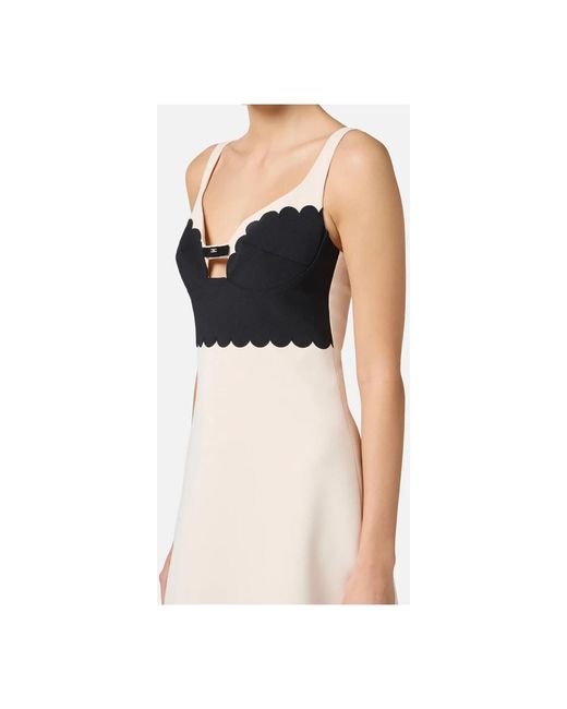 Elisabetta Franchi Black Short Dresses