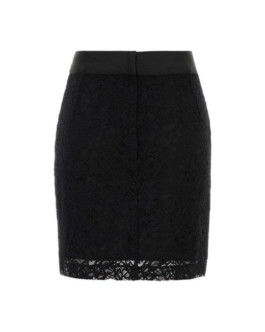Short Skirts Dolce & Gabbana de color Black