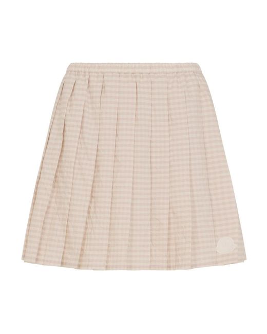 Moncler Natural Short Skirts