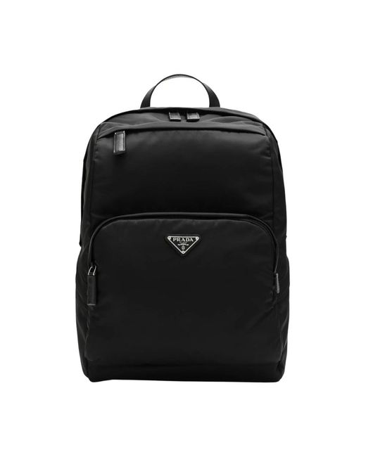 Prada Black Backpacks for men