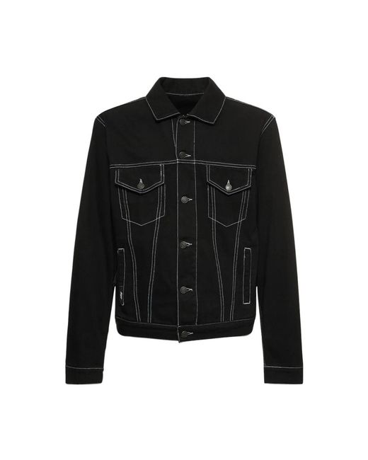 MSGM Jackets > Denim Jackets in het Black voor heren