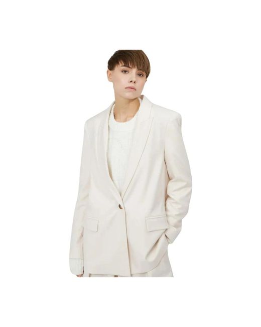 Silvian Heach White Blazers