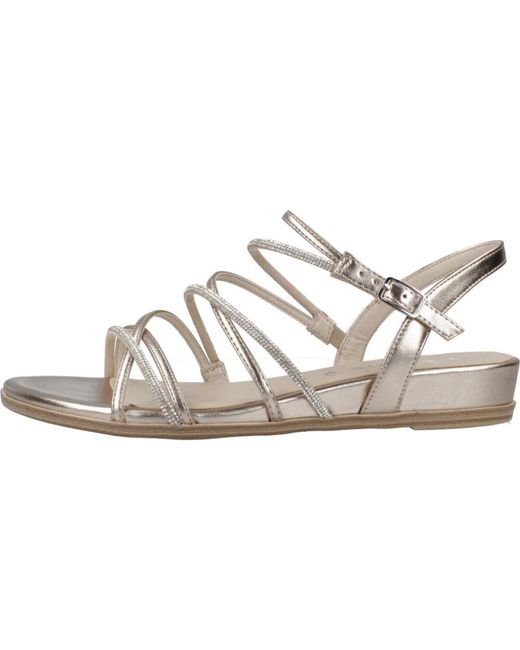 Tamaris Metallic Stilvolle Keilsandalette