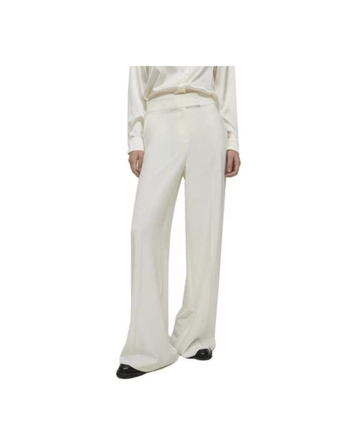 Pennyblack White Wide Trousers