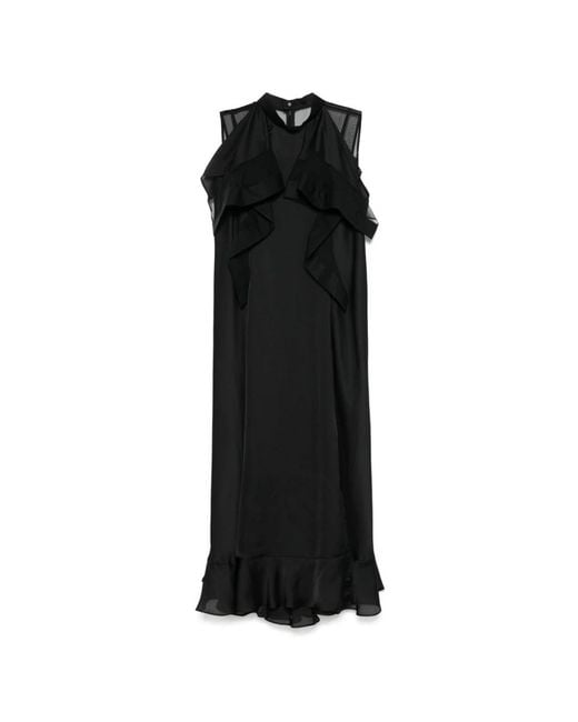 Sacai Black Midi Dress