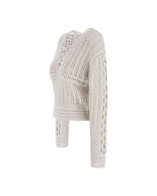 Knitwear > round-neck knitwear IRO en coloris White
