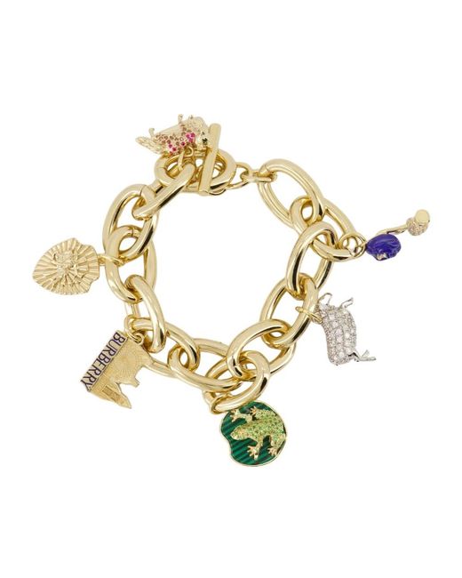 Burberry Metallic Charm Link Armband