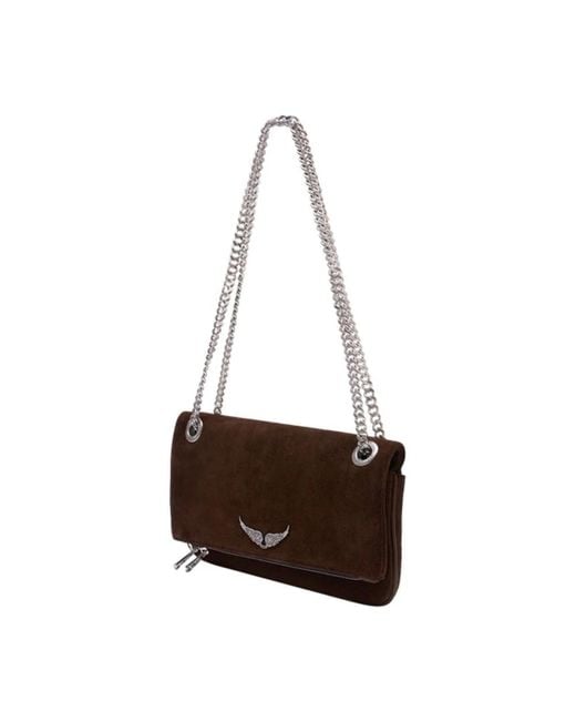 Zadig & Voltaire Brown Shoulder Bags