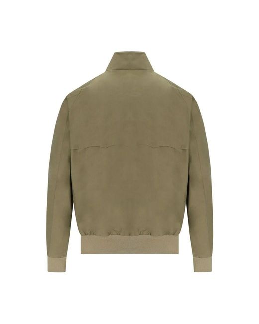 Baracuta Bomberjacke Mit Rotem Tartan-Futter in Green für Herren