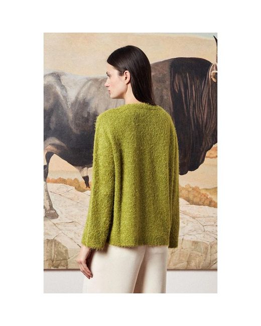 Knitwear > round-neck knitwear Massimo Alba en coloris Green