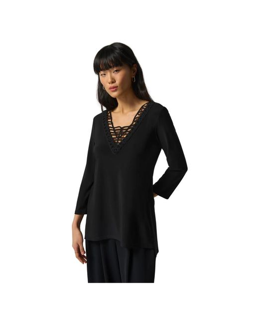 Joseph Ribkoff Overhemden ,Zwart ,Polyester Stijlvolle Blouse in het Black