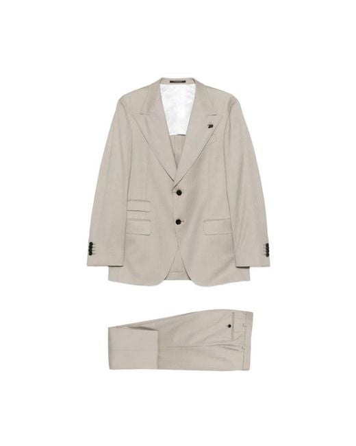 Gabriele Pasini Natural Single Breasted Suits for men